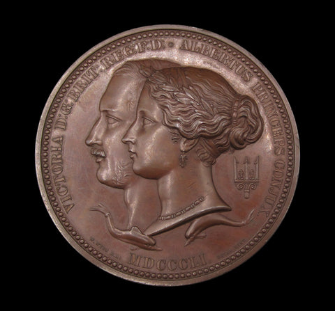 1851 Great Exhibition 77mm Prize Medal - By Wyon