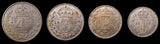 Edward VII 1902 9 Coin Matt Proof Set - Sovereign To Maundy