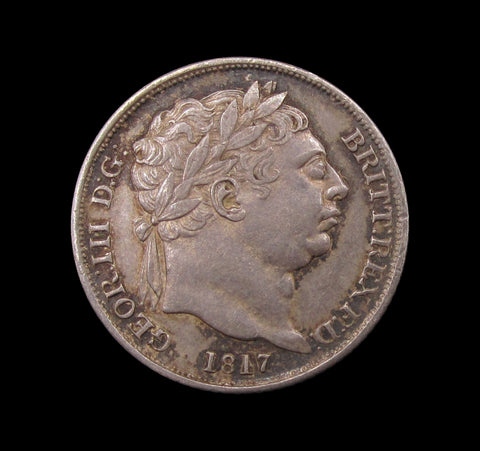George III 1817 Sixpence - GVF