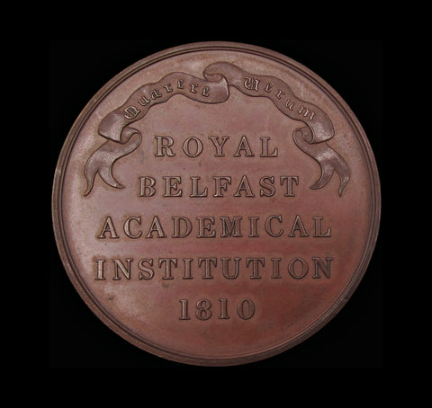 1810 Royal Belfast Academical Institution 48mm Medal - By Ingram