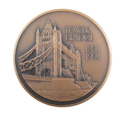 1994 RM Centenary Of Tower Bridge 63mm Bronze Medal