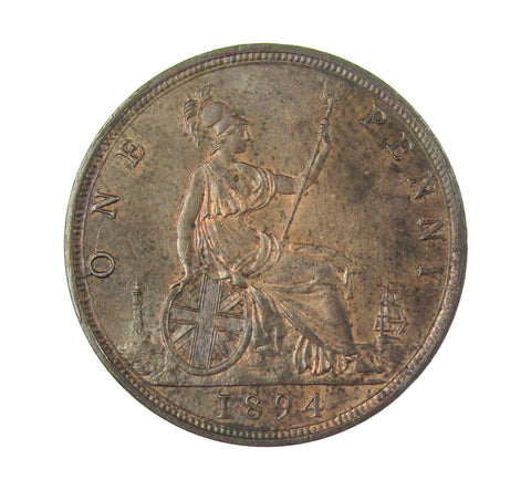 Victoria 1894 Penny - A/UNC