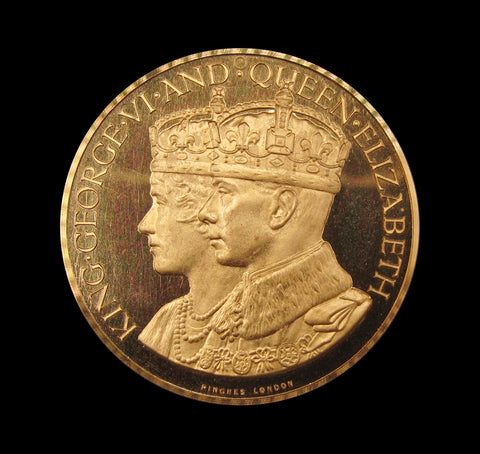 1937 George VI Coronation 35mm Medal - By Pinches