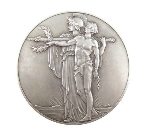 1928 Signing Of The Armistice Anniversary 76mm Silver Medal