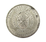 1801 Preliminaries For Treaty Of Amiens 38mm Medal - By Kettle