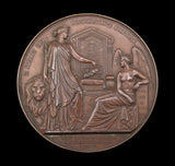 Belgium 1856 Leopold I 25th Anniversary of Accession 75mm Medal - By Wiener