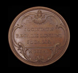 1740 Martin Folkes 54mm Bronze Medal - By Dassier