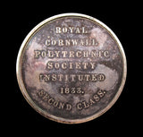 1833 Royal Cornwall Polytechnic Society 3 x Silver & Bronze Medal Set - By Wyon