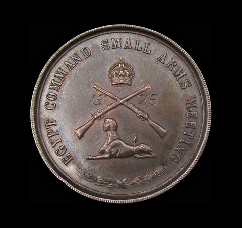 1929 Egypt Command Small Arms Meeting 39mm Silver Medal