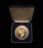 1976 Stampex Trophy Contest Award 55mm Silver Medal - Victoria Young Head