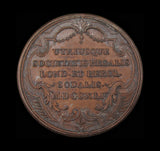 1741 Abraham de Moivre 54mm Bronze Medal - By Dassier