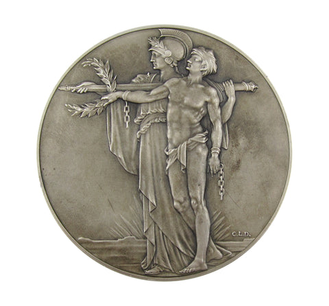 1928 Signing Of The Armistice Anniversary 76mm Silver Medal