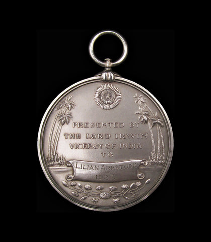 India 1927 Lord Irwin's Viceroy 51mm Silver Presentation Medal