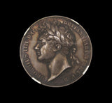1821 Coronation Of George IV 35mm Silver Medal - NGC MS62