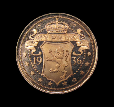 Edward VIII 1936 Proof Fantasy Sovereign 'Cyprus' - UNC