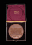 1879 Yorkshire Fine Art and Industrial Exhibition 77mm Medal - By Ottley