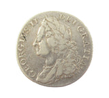 George II 1758 Shilling - Good Fine