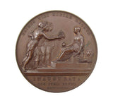 1838 Victoria Coronation 37mm Bronze Cased Medal - By Pistrucci