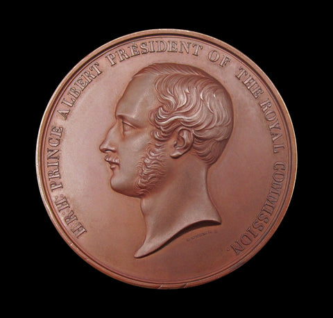1851 Great Exhibition 'For Services' 48mm Medal - By Wyon