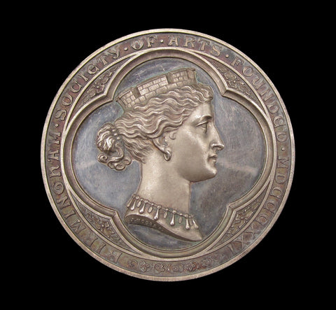 1871 Birmingham School Of Design 49mm Silver Medal - By Moore