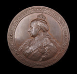 1882 Dedication Of Epping Forest Cased Pair Of 76mm Bronze Medals - By Wiener