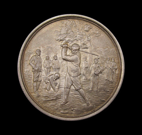 1924 Strachur Golf Club 39mm Silver Medal - By Mappin & Webb