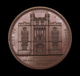 1834 City Of London School 58mm Bronze Medal - By Wyon