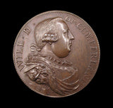 1765 Death of William Duke of Cumberland 38mm Medal - By Nost
