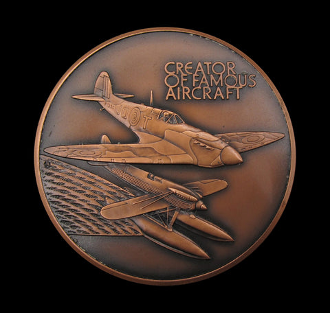 1995 R.J Mitchell Spitfire 100th Anniversary 63mm Medal - By The Royal Mint