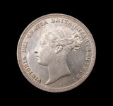 Victoria 1887 Young Head Sixpence - EF