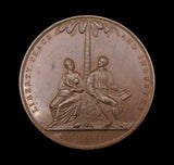 1838 Abolition of Slavery In The West Indies 51mm Bronze Medal - By Davis