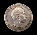 1969 Investiture Of Charles Prince Of Wales 45mm Silver Medal