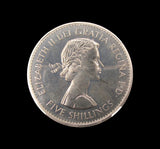 Elizabeth II 1960 British ExhibitIon Crown - NGC PL66