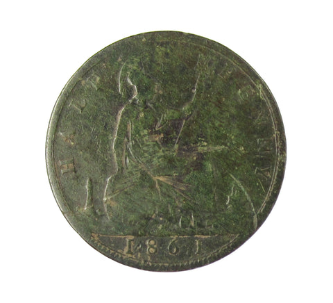 Victoria 1861 Halfpenny - HALP Error
