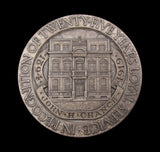 1903 & 1919 Birmingham Assay Office 25 Years Long Service 44mm Silver Medal Pair