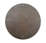 1830 The Divine Psalmist 73mm Bronze Medal - By Thomason