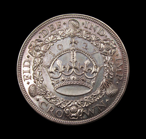 George V 1927 6 Coin Cased Proof Set - Crown To Threepence