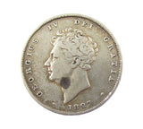 George IV 1827 Shilling - Good Fine