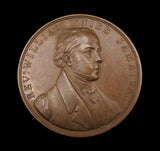 1838 William Knibb Emancipation In The West Indies 52mm Bronze Medal - By Davis