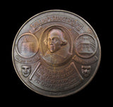 1964 William Shakespeare Hamlet 56mm Silver Medal - By Vincze