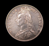 Victoria 1890 Halfcrown - GVF