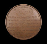 1838 William Knibb Emancipation In The West Indies 52mm Bronze Medal - By Davis