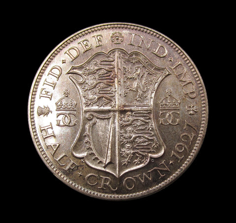 George V 1927 Proof Halfcrown - nFDC