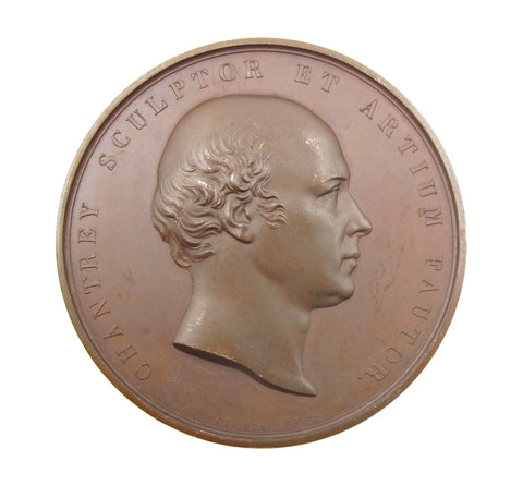 1843 Francis Chantrey Art Union 55mm Medal - By Wyon