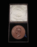 1867 Norwich & Eastern Counties Industrial Exhibition 58mm Medal - By Wyon