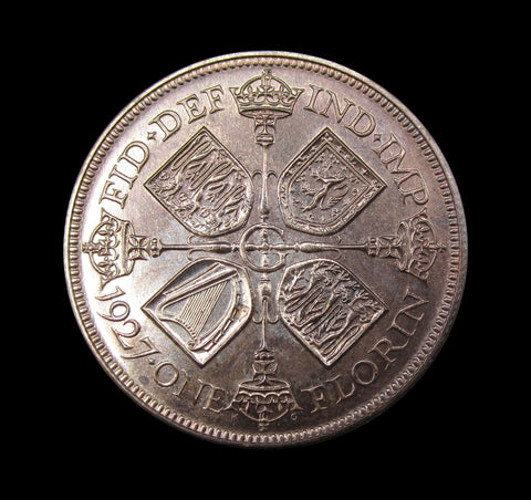George V 1927 Proof Florin - nFDC