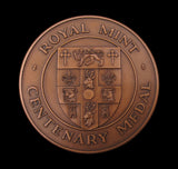 1987 Order Of The Thistle Tercentenary 63mm Bronze Medal - By The Royal Mint
