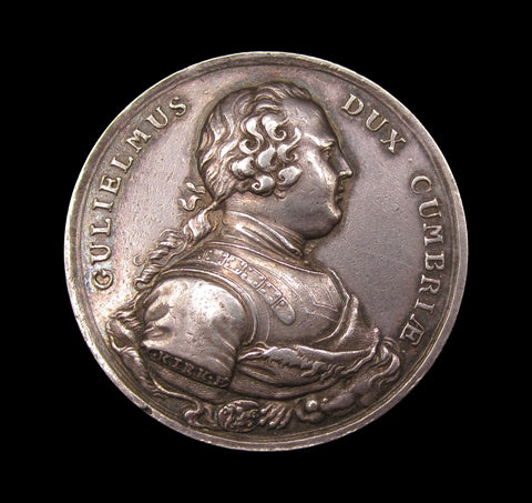 1746 Battle Of Culloden 36mm Silver Medal - By Kirk