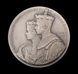 1937 George VI Coronation 51mm Silver Medal - By Turner & Simpson