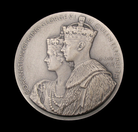 1937 George VI Coronation 51mm Silver Medal - By Turner & Simpson